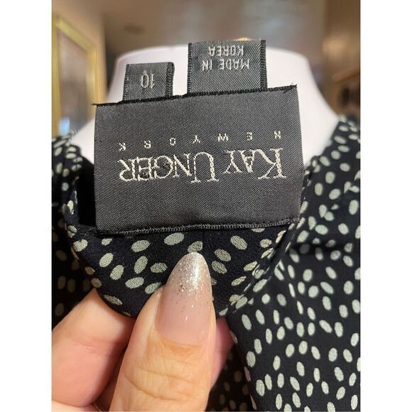 Womens Beautiful Kathy Unger Wrap DRESS SZ 10 Maxi Wrap Dress - Picture 4 of 15